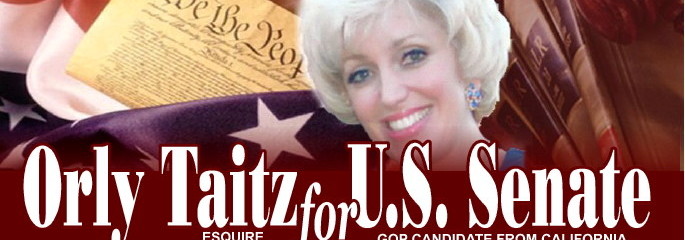 Dr. Orly Taitz, California Senatorial Candidate