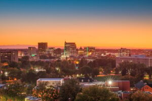 Boise, Idaho, USA Downtown Cityscape