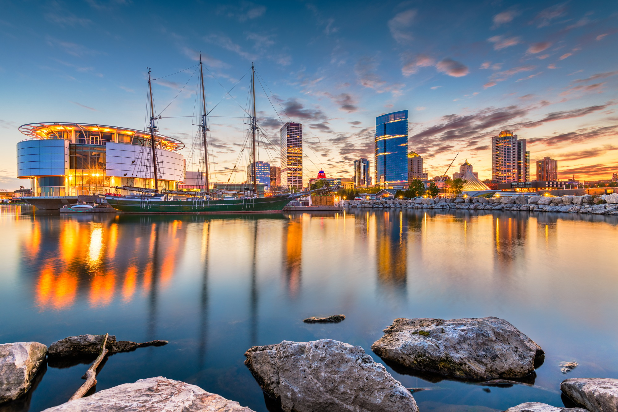 Milwaukee, Wisconsin, USA Skyline